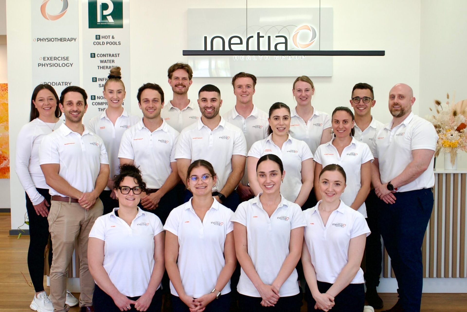 Inertia Health Group integrated team of podiatrists physiotherapists and exercise physiologists